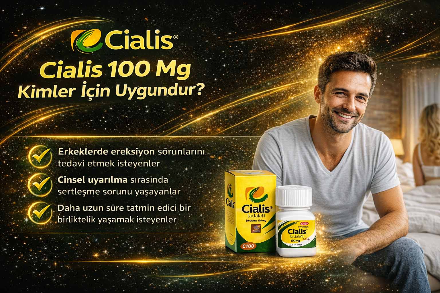 Cialis 100 mg kimler için uygun olur?